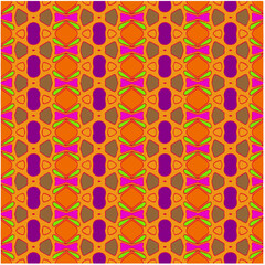 Seamless vector background with repeat pattern. multicolored  mosaic. Perfect for fashion, textile design, cute themed fabric, on wall paper, wrapping paper, fabrics and home decor.