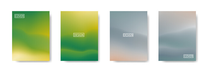 Set of abstract background with beautiful gradation color, colorful background for poster flyer banner backdrop.vertical banner.cool fluid background vector illustration