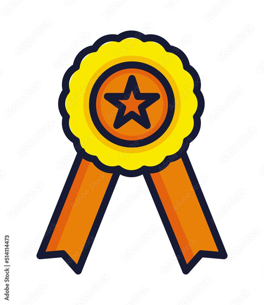 Poster medal award icon