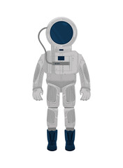 Obraz na płótnie Canvas space astronaut character