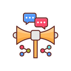 Viral icon in vector. Logotype