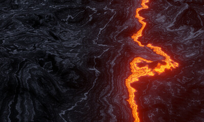 Abstract cooled volcanic lava background