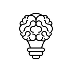 Creative Idea icon in vector. Logotype