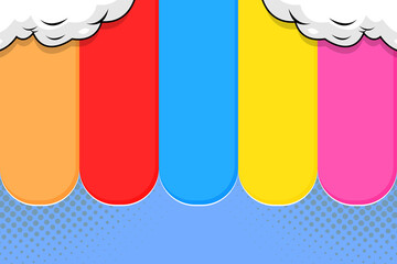 pop art comic background 