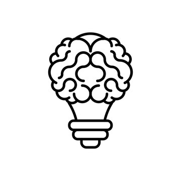 Creative Idea icon in vector. Logotype