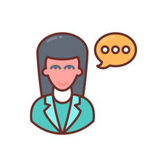 Consulting icon in vector. Logotype