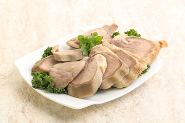 Sliced Pork Tongue snack appetizer