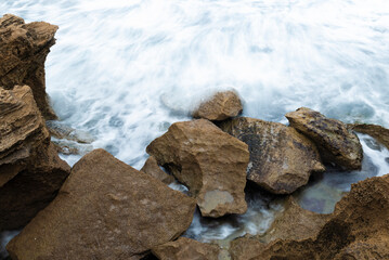 rocks in the sea