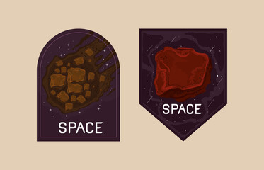 space galaxy labels