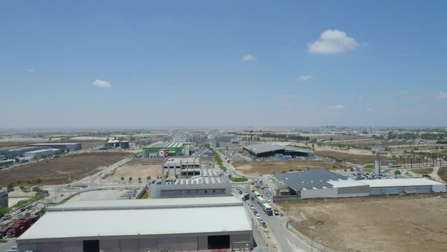 Aerial View of noam Part Netivot Sdot Negev, ISRAEL