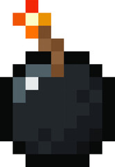 Pixel 8 bit bomb - isolated 8bit vector