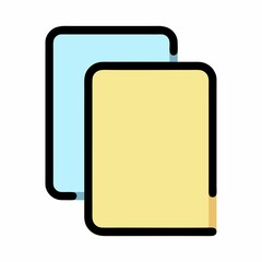 Illustration Vector Graphic of copy, duplicate, paste icon