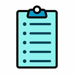 Illustration Vector Graphic of list, checklist icon 