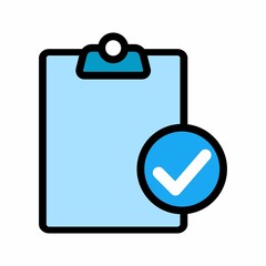 Illustration Vector Graphic of list, checklist icon 