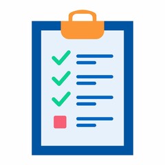 Illustration Vector Graphic of list, checklist icon 