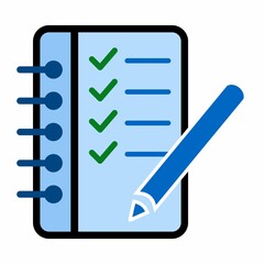 Illustration Vector Graphic of list, checklist icon 