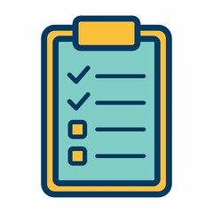 Illustration Vector Graphic of list, checklist icon 