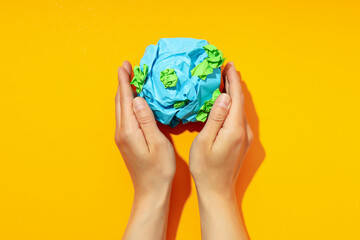 Concept of Save the world and Recycling