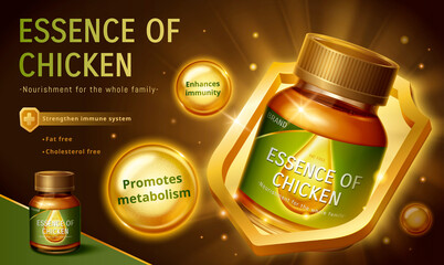 Essence of chicken ad banner © Rolling Stones
