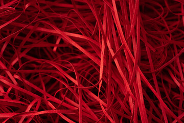 Fototapeta premium 赤いペーパークッションの背景素材