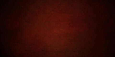 Dark Red paint texture grunge backdrop on wall background. Old wall texture cement black red background abstract dark color panoroma design.