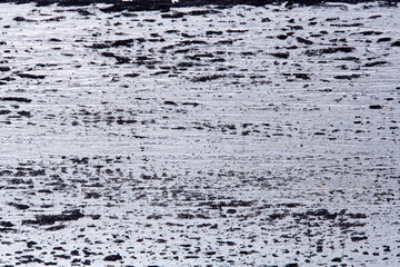 Holzstruktur mit Schlagmetall