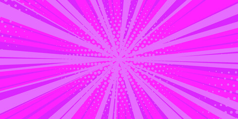 Obraz premium Pop art yellow comics book cartoon magazine cover. Cartoon funny retro pattern strip mock up. Vector halftone illustration. Vintage backdrop for comic superhero text, speech bubble, message.