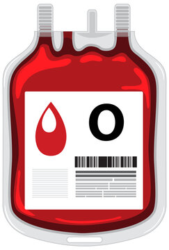 An O type blood bag