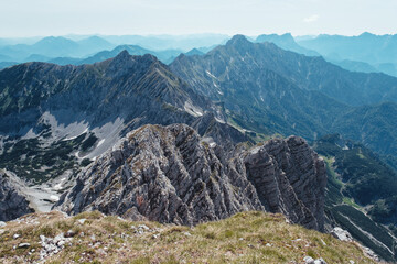 Ausblick auf die Haller Mauern vom Scheiblingstein