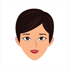 Woman Face Avatar Profile Picture