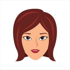 Woman Face Avatar Profile Picture
