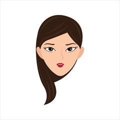 Woman Face Avatar Profile Picture