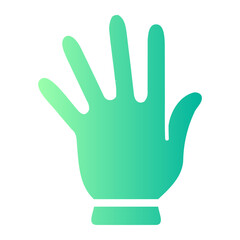 glove gradient icon