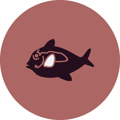 Blue Tang Fish Icon