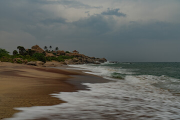 beautiful sunset over the Indian Ocean Sri Lanka