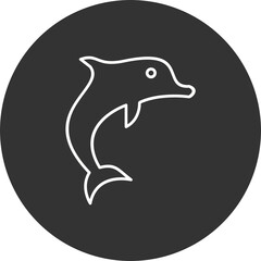 Fototapeta premium Dolphin Icon