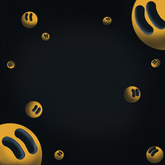 Fondo abstracto y texturizado, cartoon, negro, amarillo, imagen para edición o cualquier uso