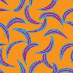 Tropical Leaf Seamless Pattern Design