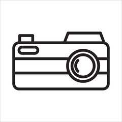 camera icon vector design template