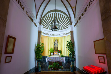 Valldemossa.Capilla en la casa natal de Santa Catalina Thomas.Sierra de Tramuntana.Mallorca.Illes Balears.España.
