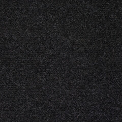 seamless texture and full-frame macro background of black synthetic car carpet