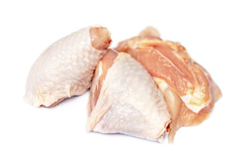 raw chicken pieces for cooking