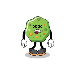 puke mascot illustration is dead