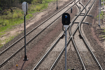 SEMAPHORE -  Shunting signal on the railroad