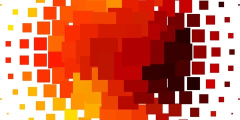 Light Orange vector template in rectangles.