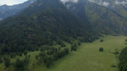 Mountains of Altai at during daytime