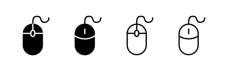 Mouse icon vector. click sign and symbol. pointer icon vector.