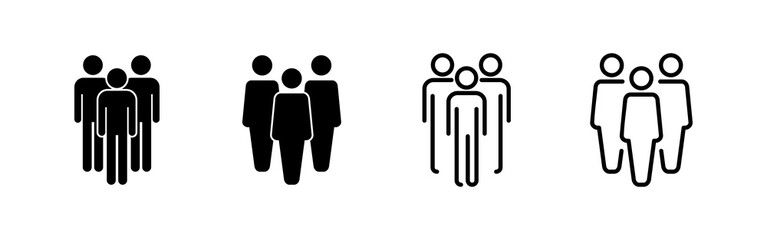 people icon vector. person sign and symbol. User Icon vector