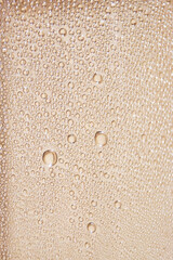 Water drops background. Selective focus.