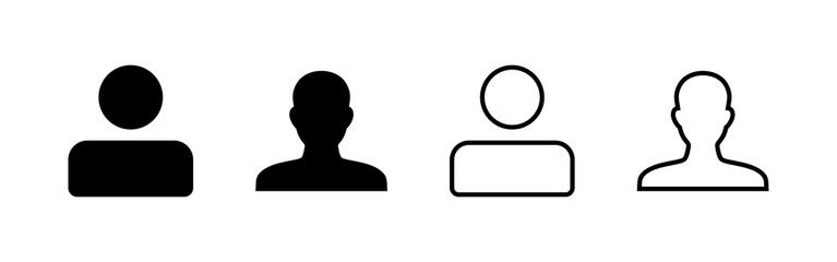 User icon vector. person sign and symbol. people icon.